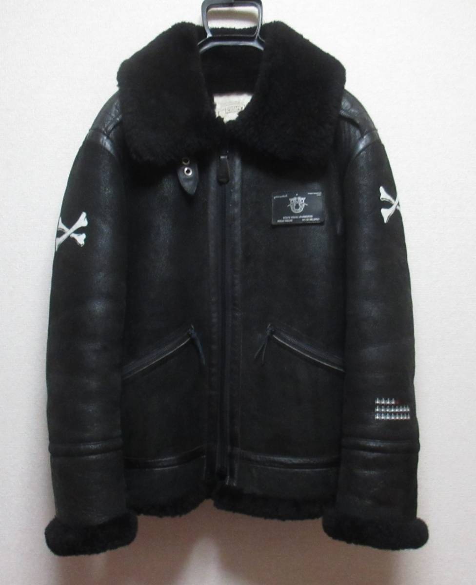 wtaps 2000AW B-6 ブラック Mサイズ (検索用 ダブルタップス ムートン