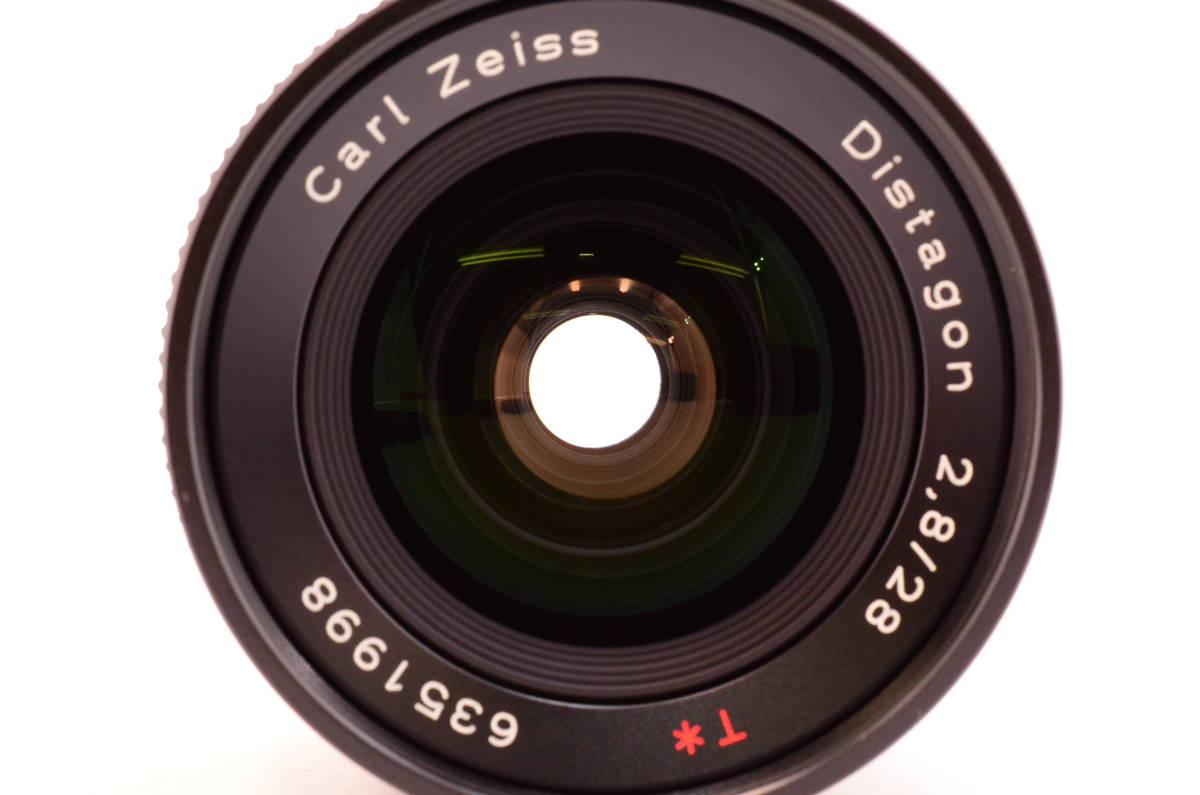 CONTAX Carl Zeiss T* Distagon 28ｍｍ Ｆ2.8 AEJ コンタックス カール ツアイス ディスタゴン MF一眼レンズ (t354)_画像7