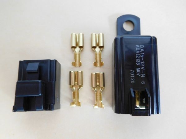  screw installation type 4 ultimate relay Panasonic made connector terminal set 12V 30A ( inspection cigar socket HID valve(bulb) 
