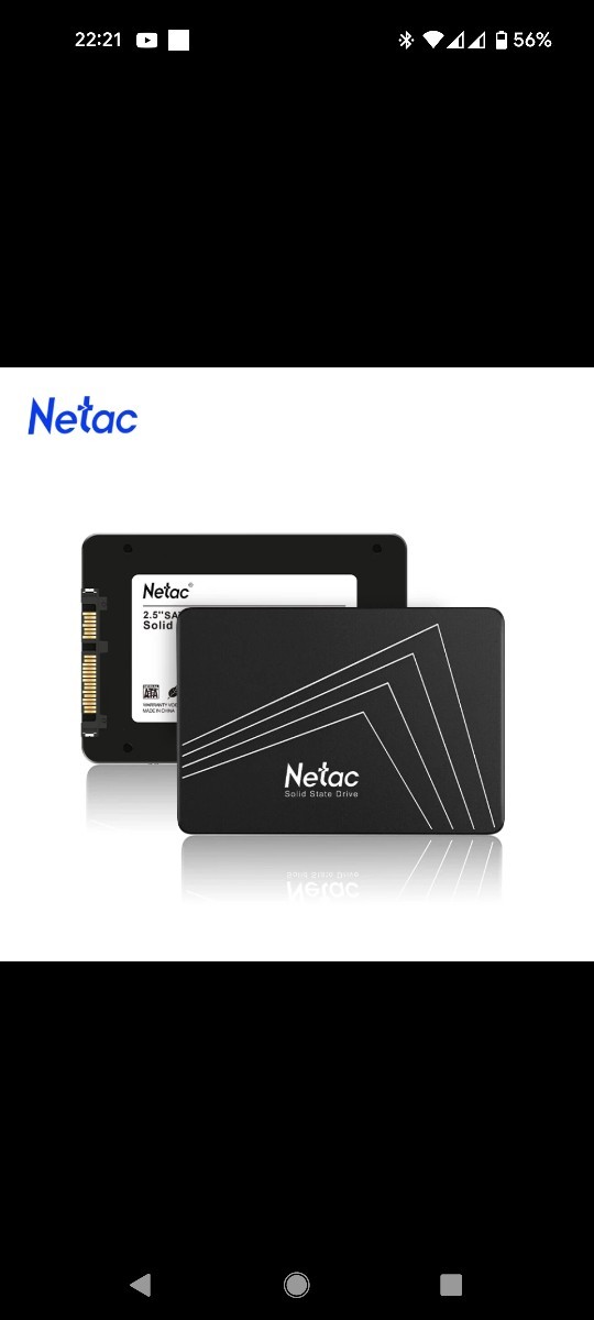 Netac ssd 120gb 新品未使用品