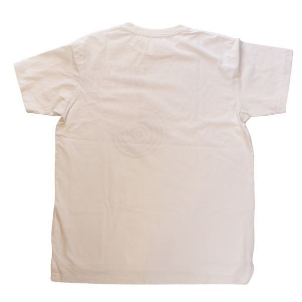 新品　送料無料　ENGINEERED GARMENTS エンジニアードガーメンツ　プリントクロス クルーネックTシャツ　半袖　Spiral　White　XS　メンズ_画像2