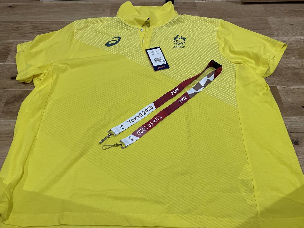 最終値引き【送料無料】東京2020オリンピック オーストラリア代表 選手支給ポロシャツ 4XLサイズ