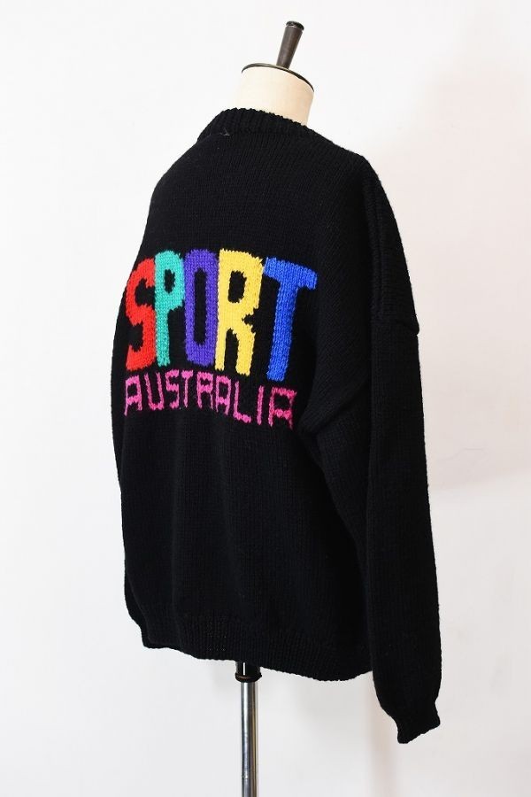 BONZO カンガルー柄 ウールニット オーストラリア製 セーター 58％以上 