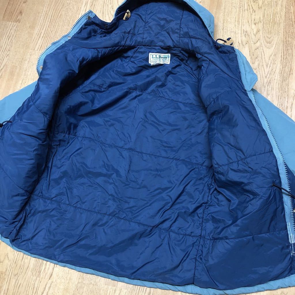 70~80's USA製 /L.L.Bean /エルエルビーン 中綿ジャケット ナイロンジャケット マウンテンパーカー アメカジ USA ビンテージ古着 メンズS