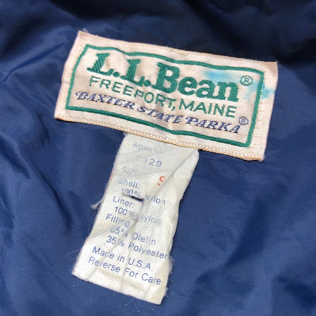 70~80's USA製 /L.L.Bean /エルエルビーン 中綿ジャケット ナイロンジャケット マウンテンパーカー アメカジ USA ビンテージ古着 メンズS