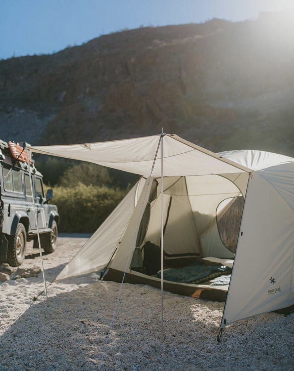 即納 送料無料 米国限定 スノーピーク アルファブリーズ テント 4人用 アイボリー Snowpeak Alpha Breeze Tent