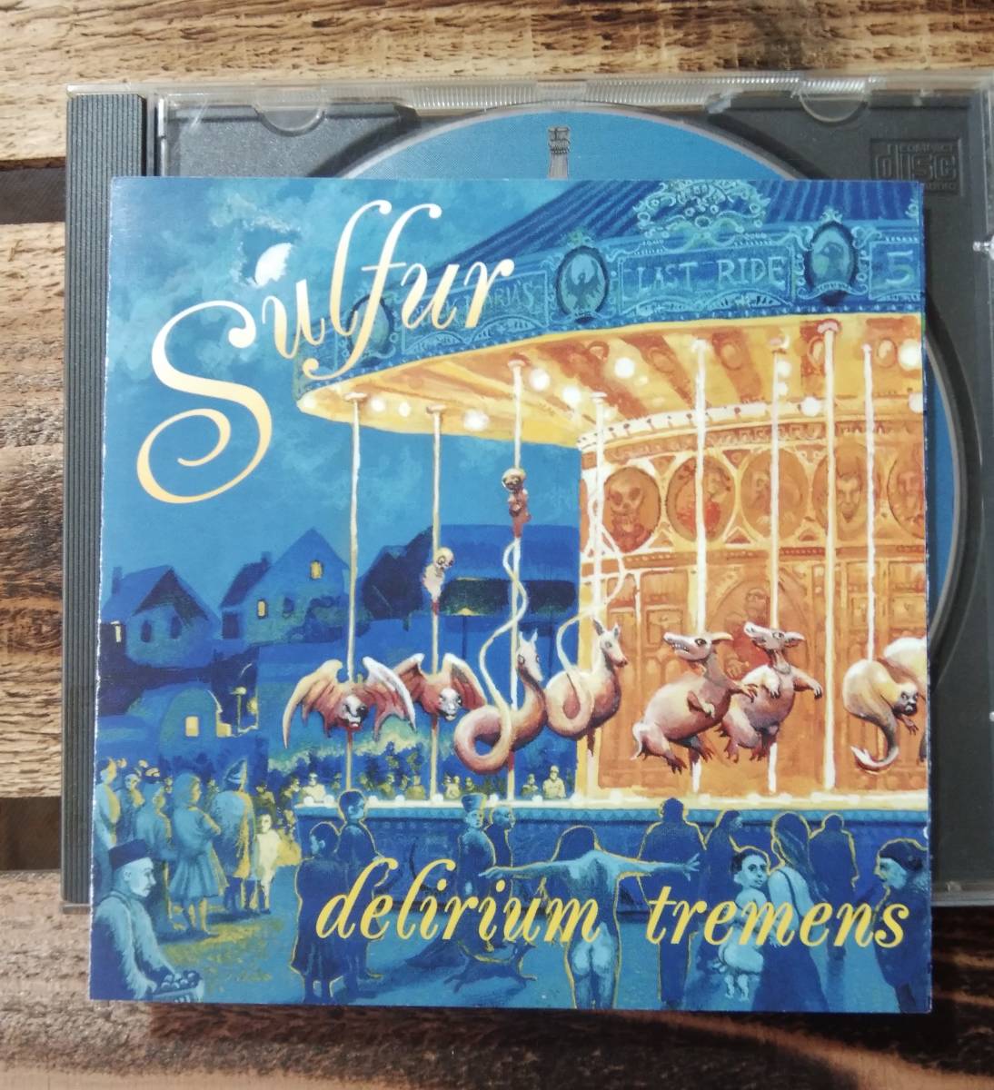  снят с производства SULFUR - DELIRIUM TREMENS / GOLDENFLY RECORDS GDF-1001-2 1998/6/16 USA запись 