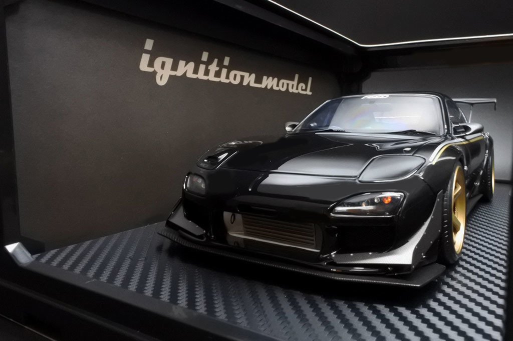 イグニッションモデル 1/18 FEED マツダ RX-7 (FD3S) ブラック/世界限定100台 _画像2