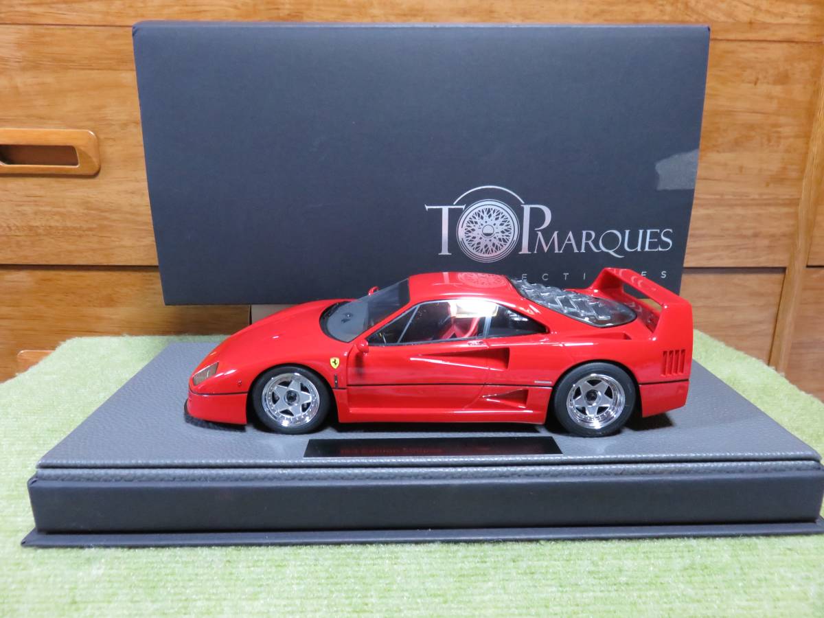 TOPMARQUES ( top maru kes) 1/18 Ferrari F40 red / worldwide limitation 500 pcs [ resin made ]