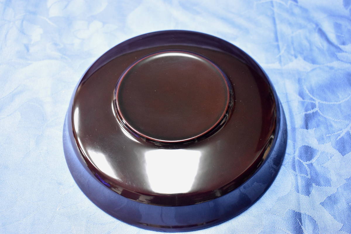 【越前屋漆器 溜塗 鉢 菓子皿】検 越前光琳堂 食器 アンティーク ヴィンテージ レトロ 食器 骨董品