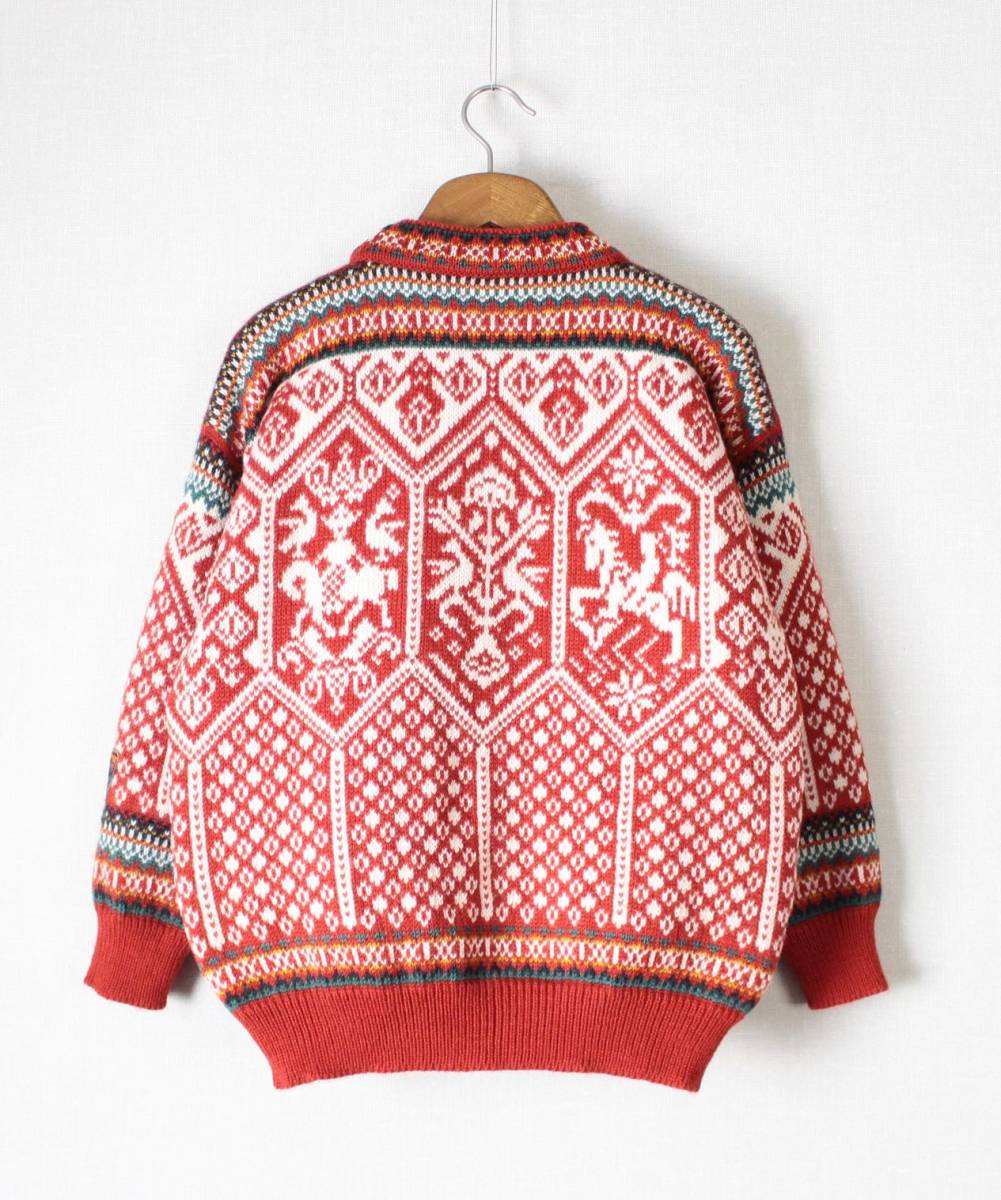 【 DALE OF NORWAY ダーレ オブ ノルウェイ 】94年リレハンメル五輪 ウールニット クルーネック セーター S ネイティブ 希少