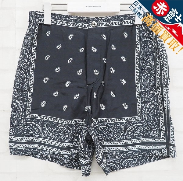 2P9079/UNUSED UW0875 bandana shorts アンユーズド バンダナショーツ