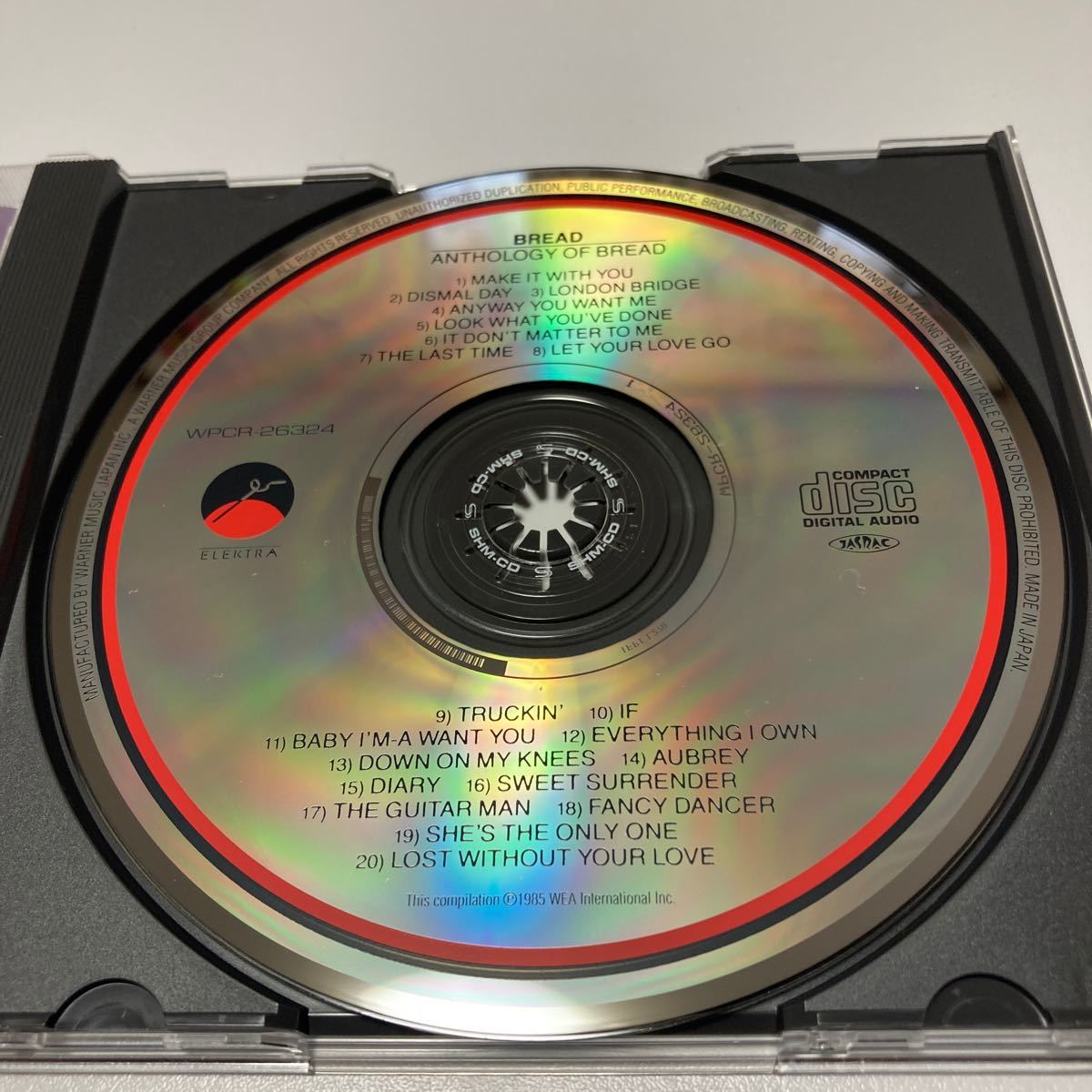 アンソロジーオブブレッド ヨウガクベスト 1300 SHM-CD CD ブレッド　帯付き