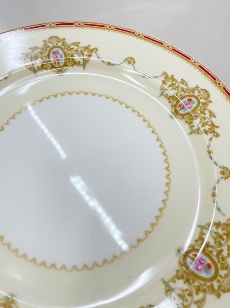 T1209 NORITAKE/オールドノリタケ 金彩 プレート 大皿 ディナー