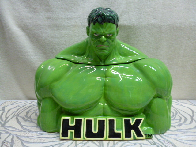 超人ハルク　陶器　クッキージャー　フィギュア　ハルク　HULK　NECA　訳あり_画像1