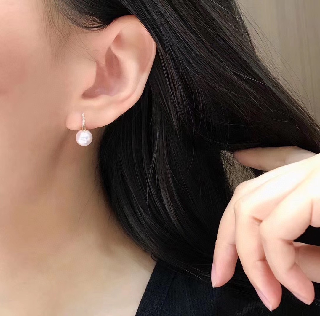 高級】天然あこや真珠 ピアス8-8.5mm k18 mail.suketto.jp