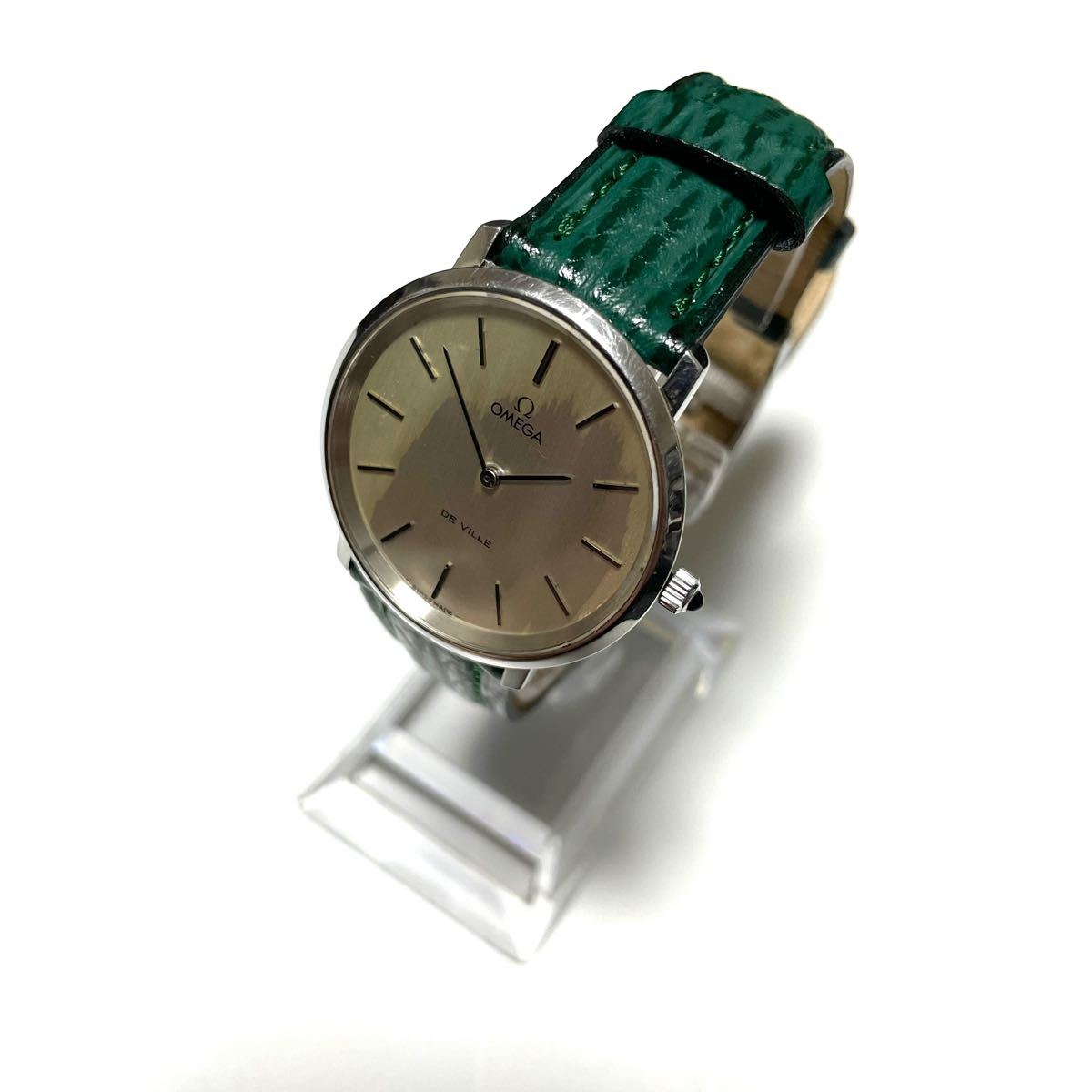 適当な価格 【稼働品】ヴィンテージOMEGA オメガ DE VILLE デビル レディース 腕時計(アナログ)