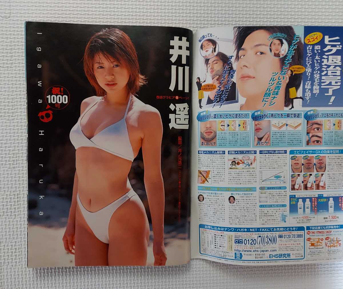 ☆ ヤングマガジン 2001年16号 井川遥 山咲ひとみ 山崎智子 久保 ☆ ヤングマガジン 2001年16号 井川遥 山咲ひとみ 山崎智子 久保