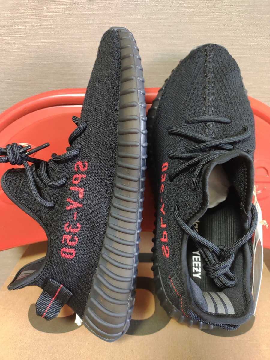 新品未使用☆27.5cm☆adidas YEEZY BOOST 350 V2 CORE BLACK SOLAR RED