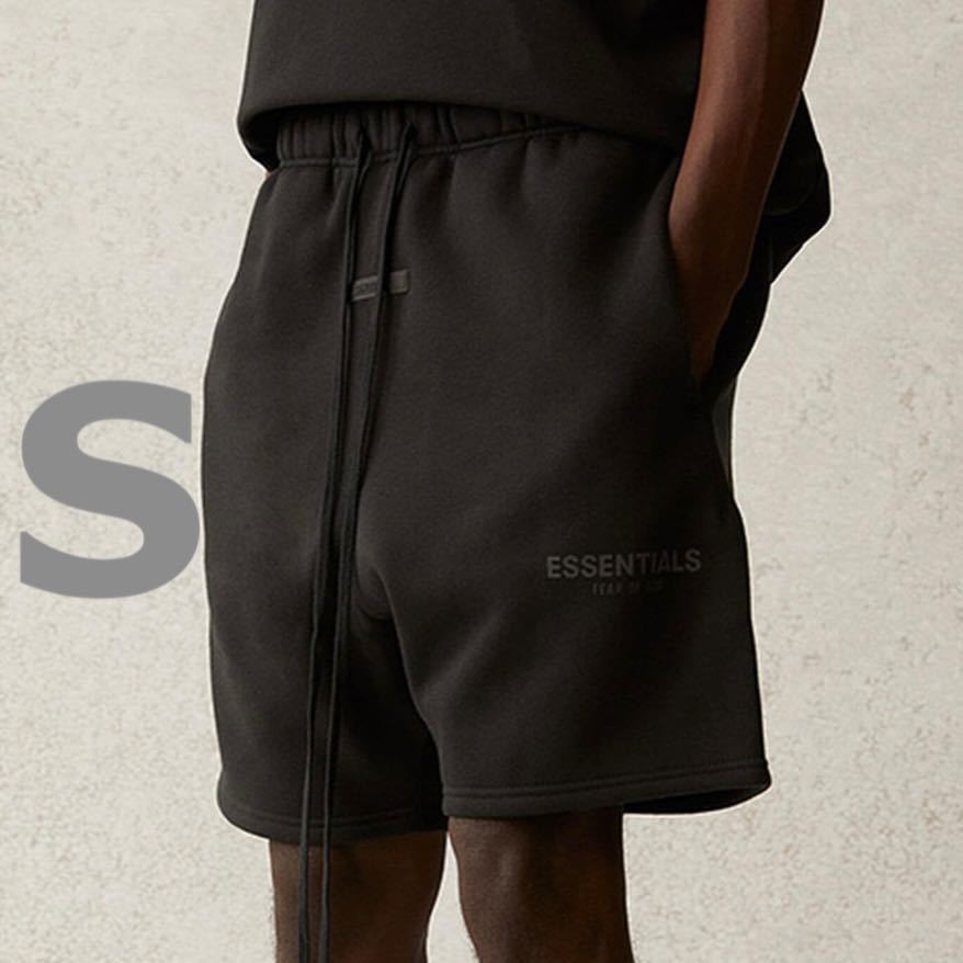 PayPayフリマ｜【S】ブラック FOG Essentials 21FW Black Sweat Shorts 黒 ハーフパンツ ショートパンツ  Fear Of God フィアオブゴッド エッセンシャルズ