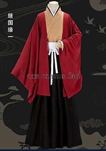 即納】実物撮影【コスプレ衣装+ウィッグ+花札耳飾り+刀】 鬼滅 即納】実物撮影【コスプレ衣装+ウィッグ+花札耳飾り+刀】 鬼滅