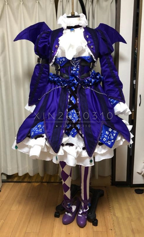 アイカツ!4年目 藤堂ユリカ コスプレ 衣装 風( 翼ウィッグ 靴別売り)_画像1