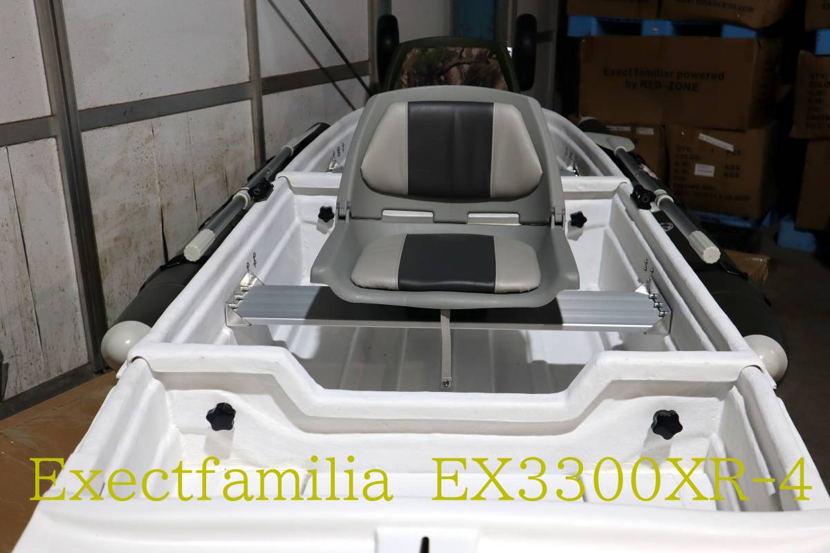 Exectfamilia　EX３３００XR-４　量産型タイプⅡ２分割/３分割　2モード　２modeFRPボート　EX３３００生簀仕様　エンジンレスmodel _画像7