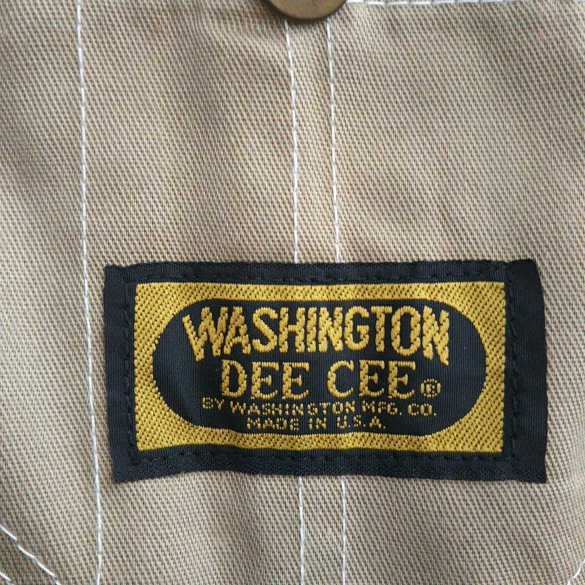 ヴィンテージ 70s80s ワシントンディーシー WASHINGTON DEE CEE　オーバーオール S_画像4