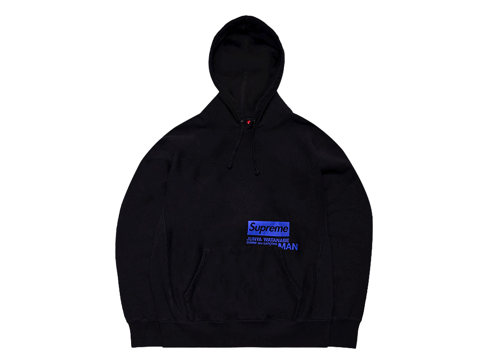 【UG.SHAFT購入】Supreme/JUNYA WATANABE COMME des GARONS MAN Hooded Sweatshirt シュプリーム Ｌサイズ 黒【新品未使用】_画像2