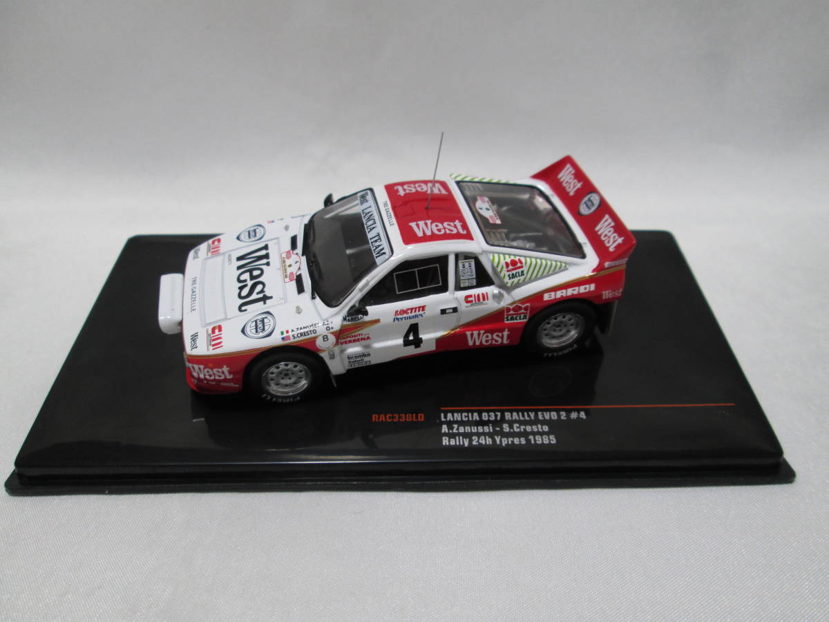 PayPayフリマ｜IXO 1/43 ランチャ 037 ラリー EVO 2 1985 Rally 24H ...