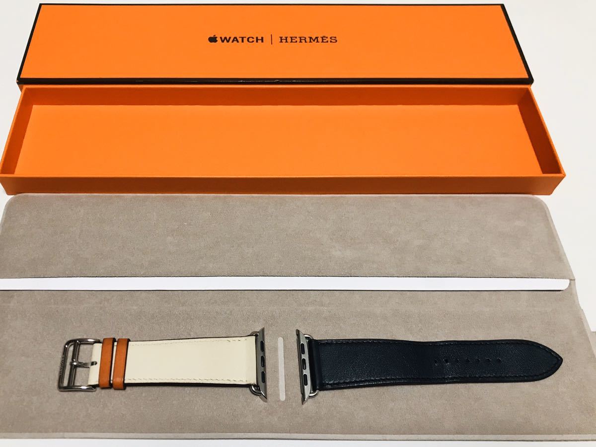 廃盤 Apple Watch HERMES 44mm 42mm45mm シンプルトゥール レザー