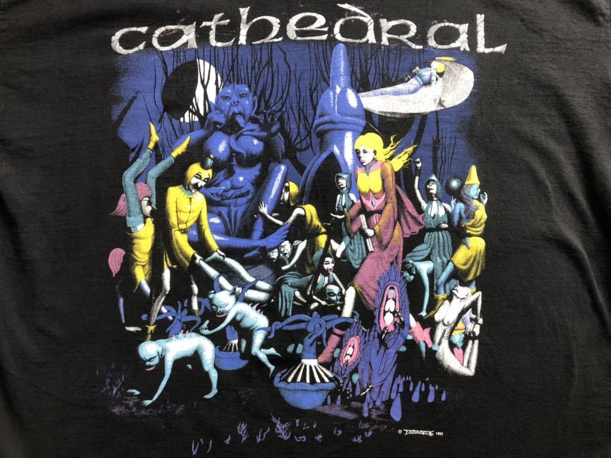 Cathedral ヴィンテージ バンドＴ napalm death carcass black sabbath sleep pantera electric wizard melvins ozzy cradle of filthの画像1