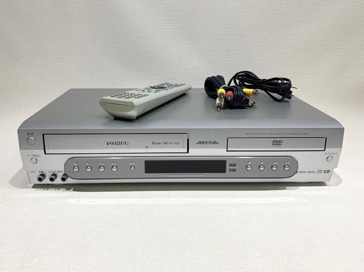 ヤフオク! - 売切りセール！東芝 ビデオデッキ SD-V300 VHS一...