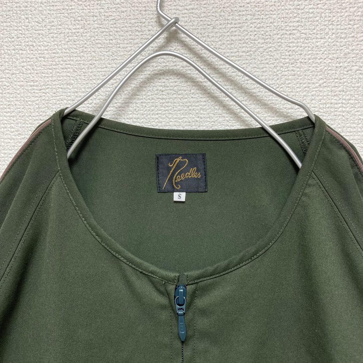 美品】激レア ニードルス needles トラックジャケット モス 美品】激レア ニードルス needles トラックジャケット モス