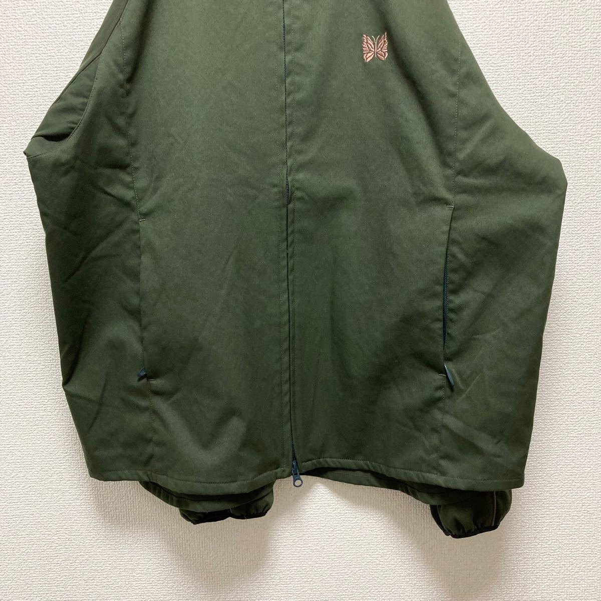 美品】激レア ニードルス needles トラックジャケット モス 美品】激レア ニードルス needles トラックジャケット モス
