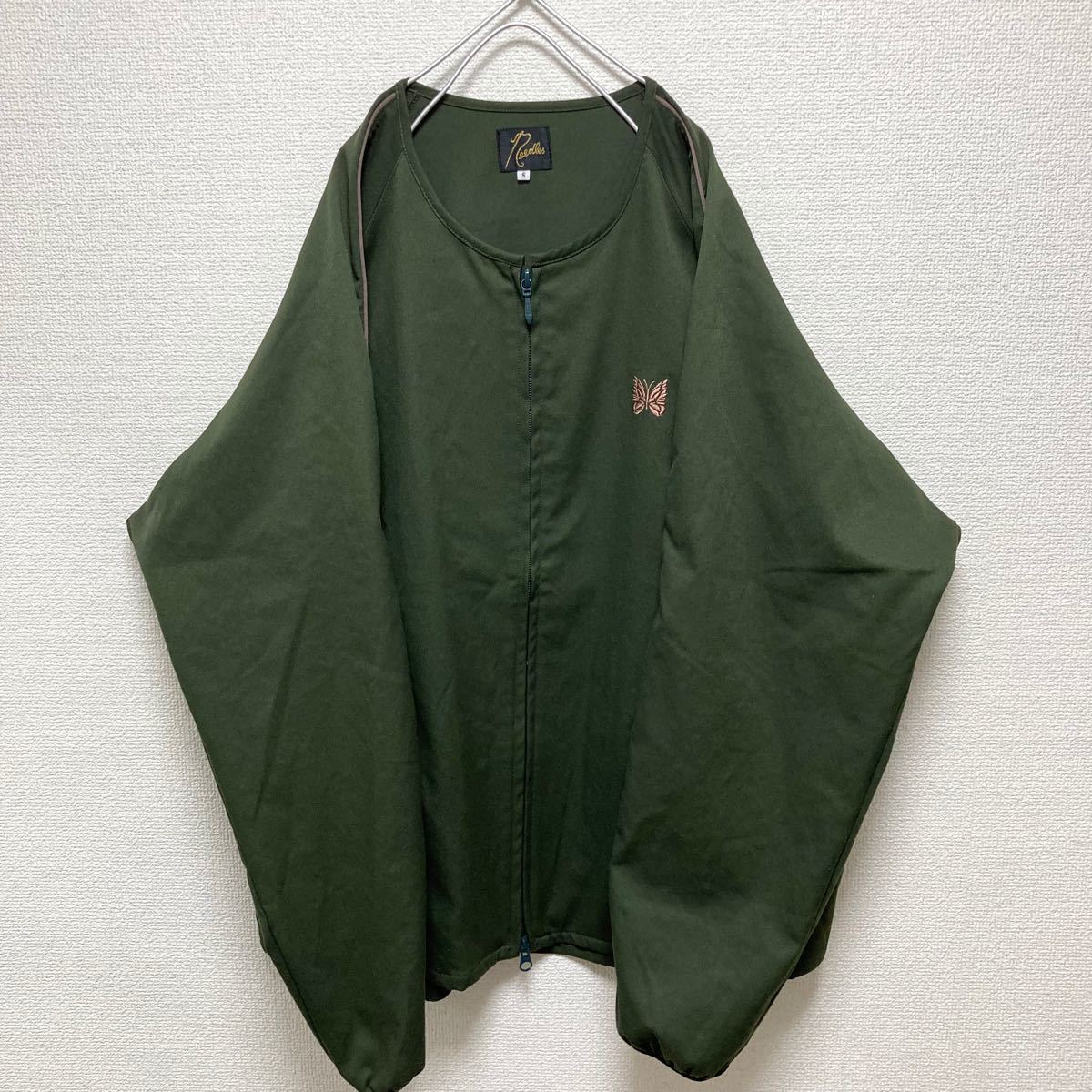 美品】激レア ニードルス needles トラックジャケット モス 美品】激レア ニードルス needles トラックジャケット モス