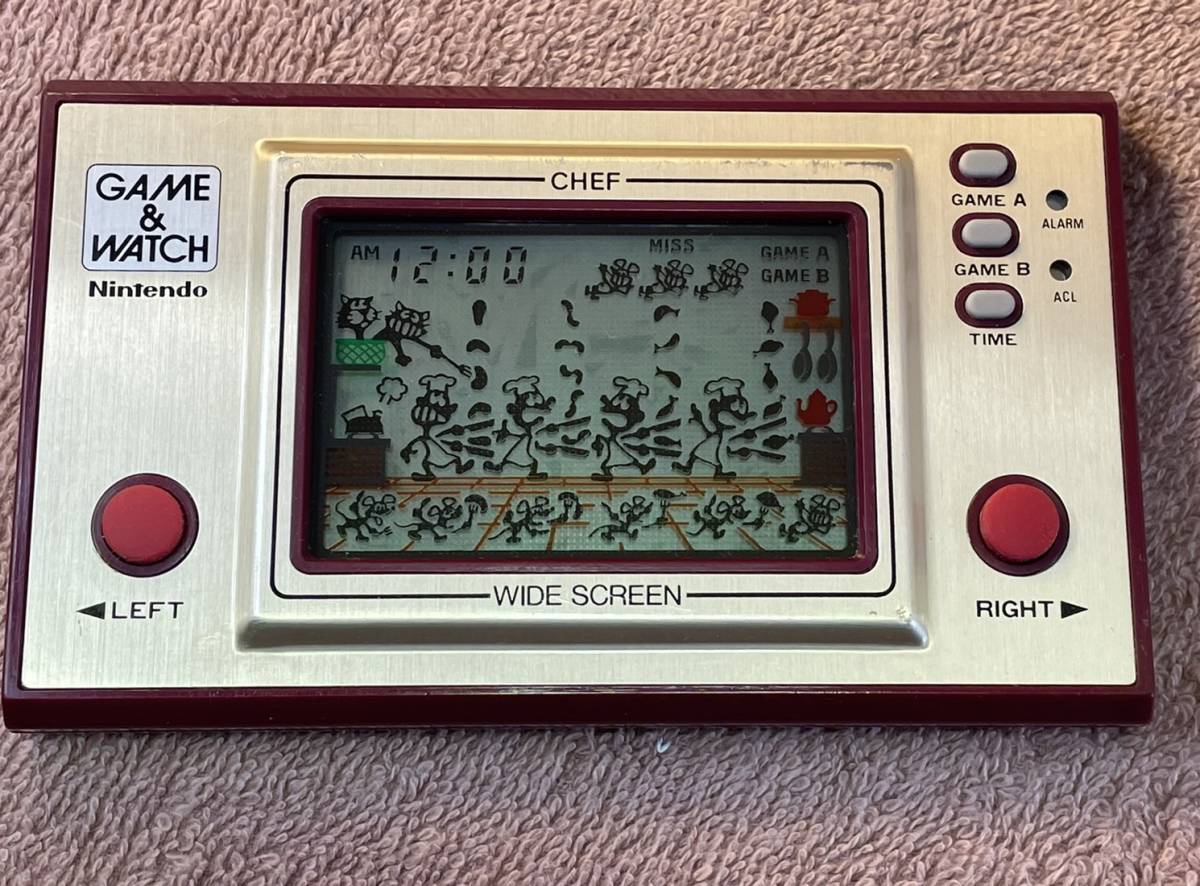 Yahoo!オークション - ゲームウォッチ シェフ CHEF 中古 任天堂 GAME&...