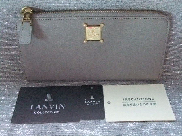 全国総量無料で 新品■ランバンコレクション■L字 ファスナー長財布 ローム¥17600 長財布(小銭入れあり) 全国総量無料で 新品■ランバンコレクション■L字 ファスナー長財布 ローム¥17600 長財布(小銭入れあり)