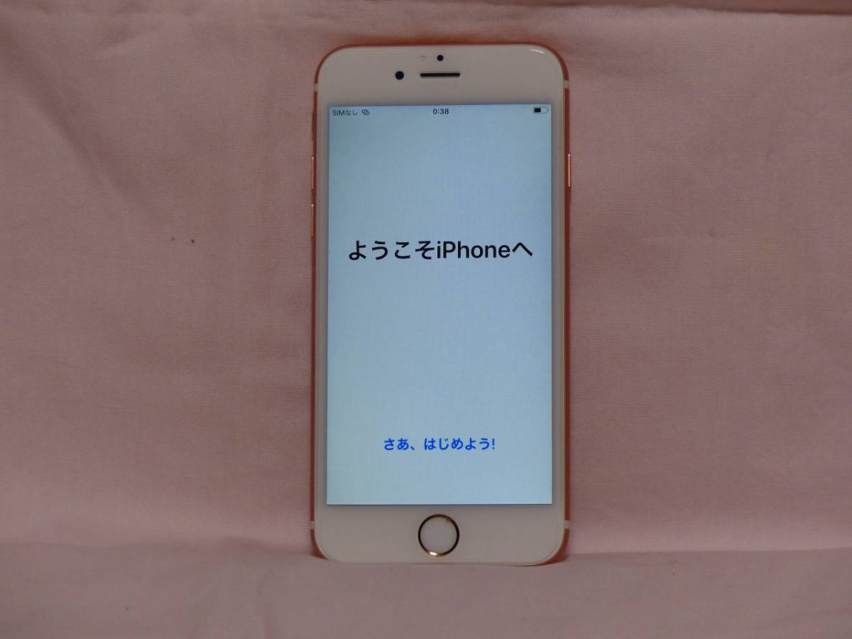 apple iPhone6s 128G ローズゴールド simフリー-