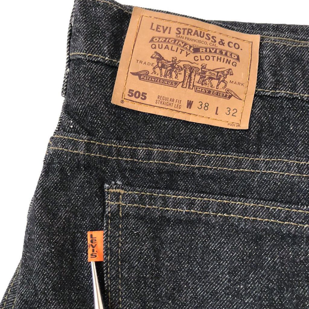 先染め デッドストック levis 505 ブラック | auriol-sa.com