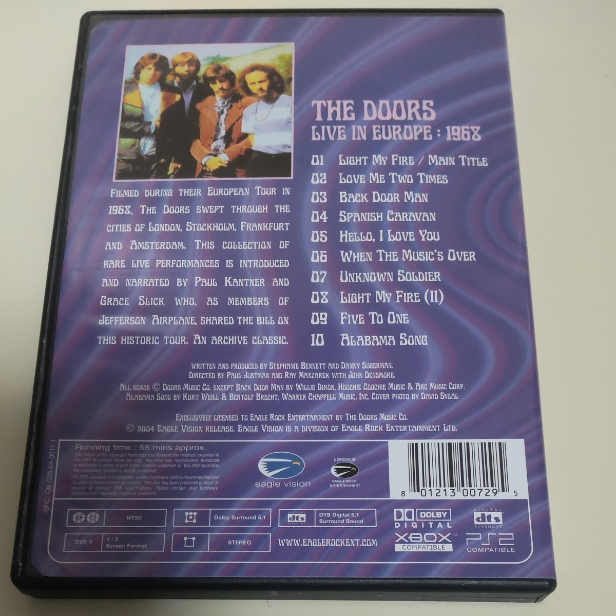 The Doors: Live in Europe 1968 DVD 輸入盤