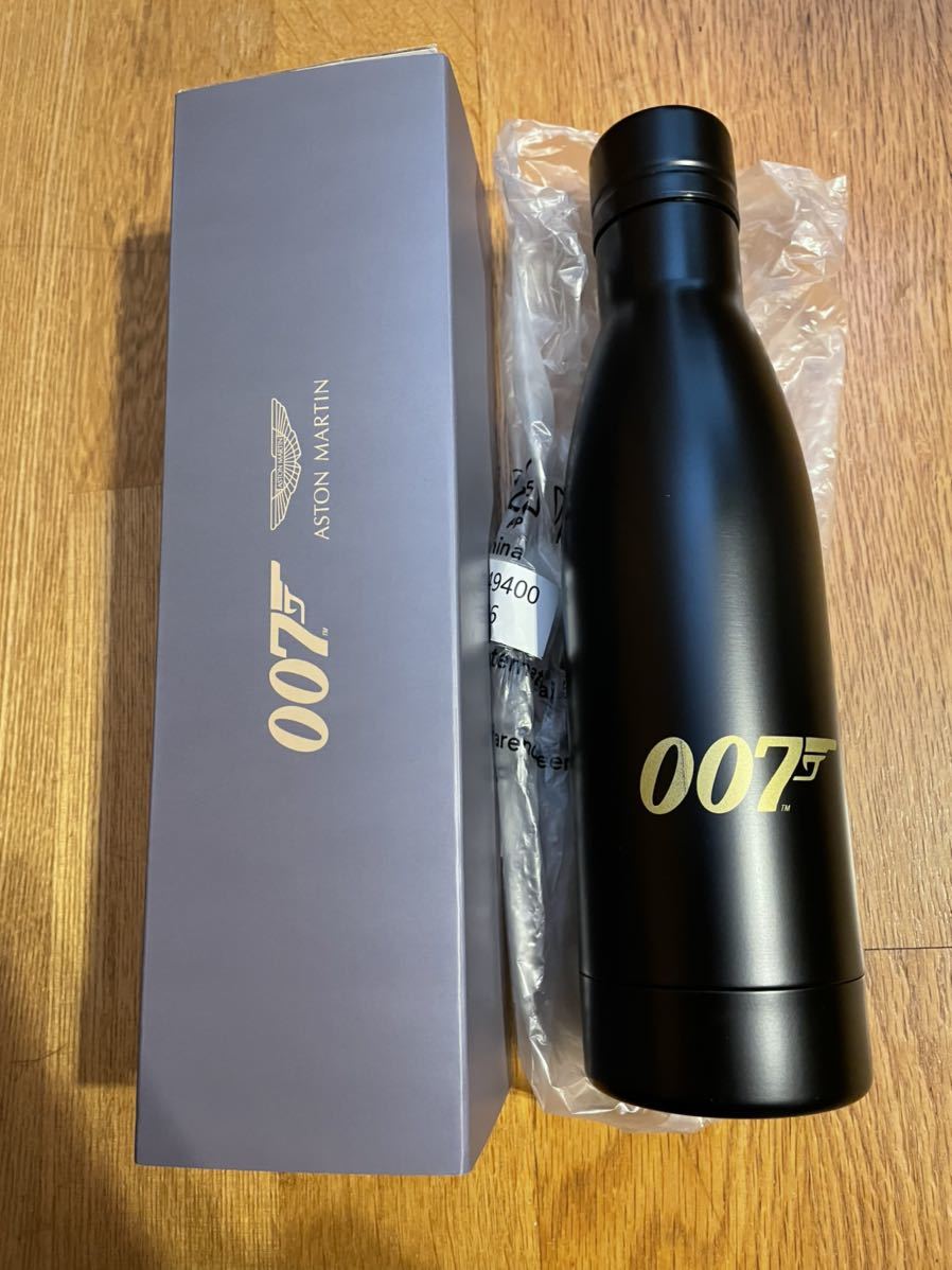 007 no time to die aston martinno- time toe large Aston Martin Note mo less gold stainless steel bottle tumbler start ba