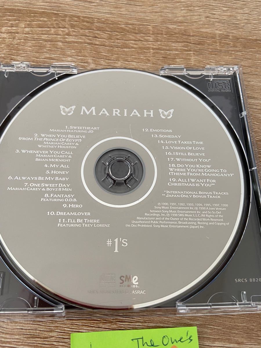 CDまとめ売り　34番　The Ones マライア　キャリー　Mariah Carey