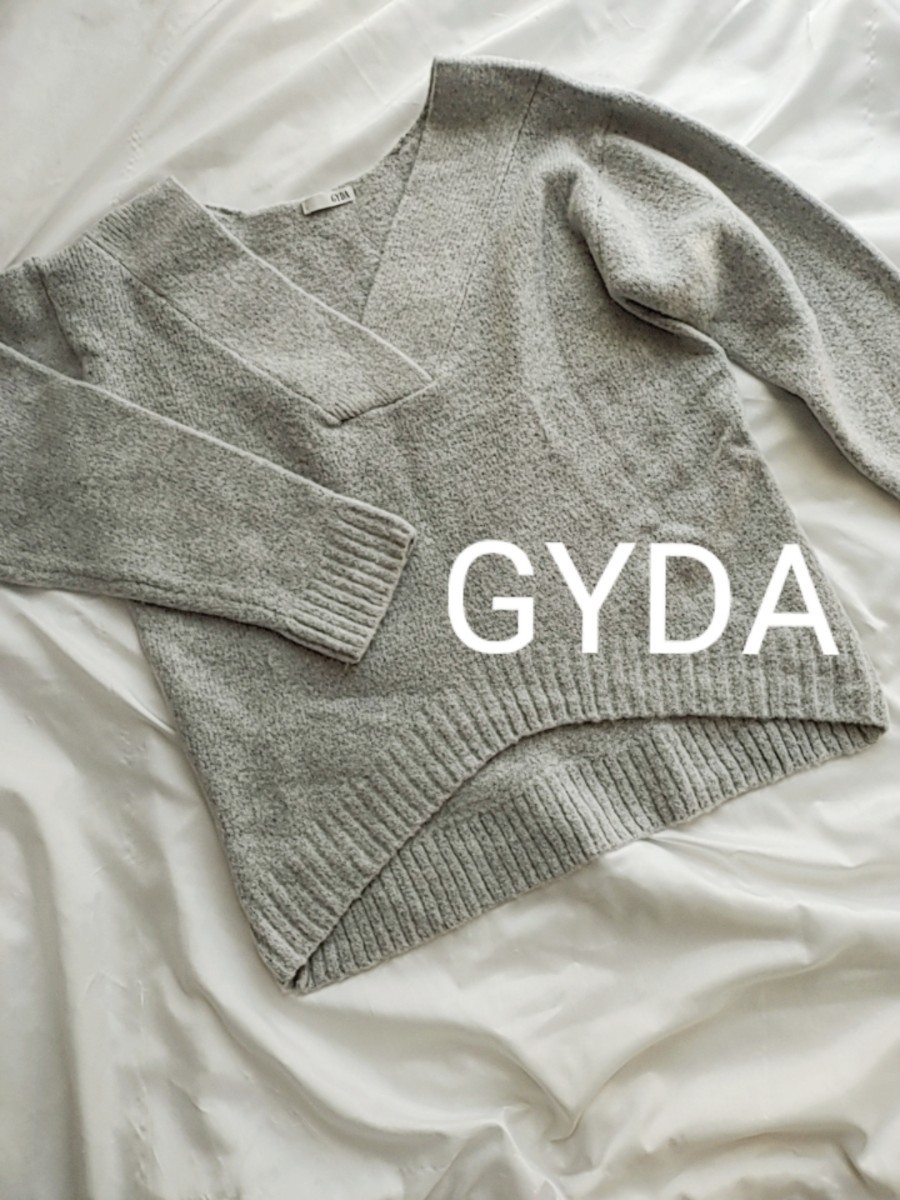 GYDA 　ニット　セーター　グレー