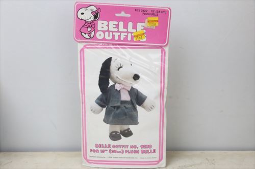 sale☆80s Determined スヌーピー BELL Plushドール Outfits/15インチ/洋服/ぬいぐるみ/ヴィンテージ/165453859_画像1