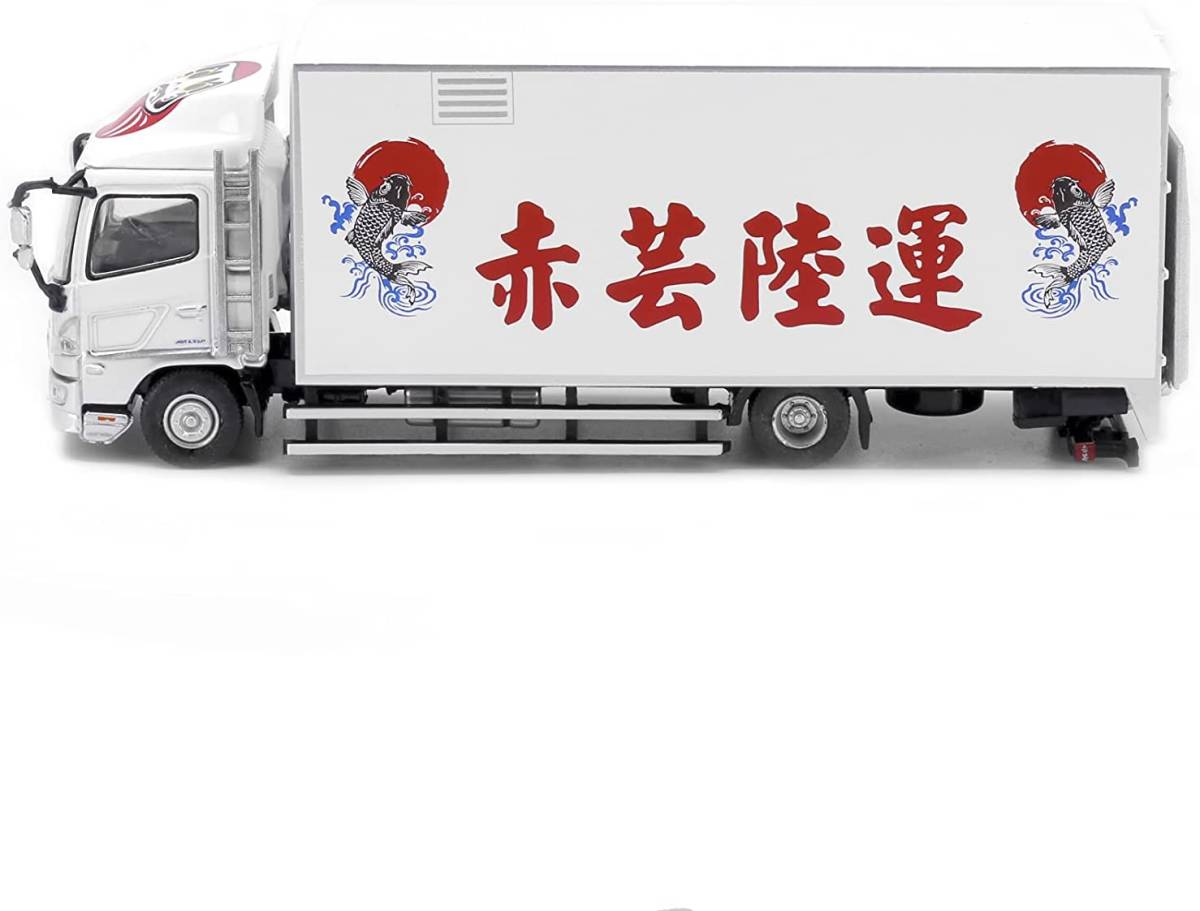 ＜新品＞　TINY　日野　500 Box Lorry Red Yun Land Transport　No.156　1/76スケール