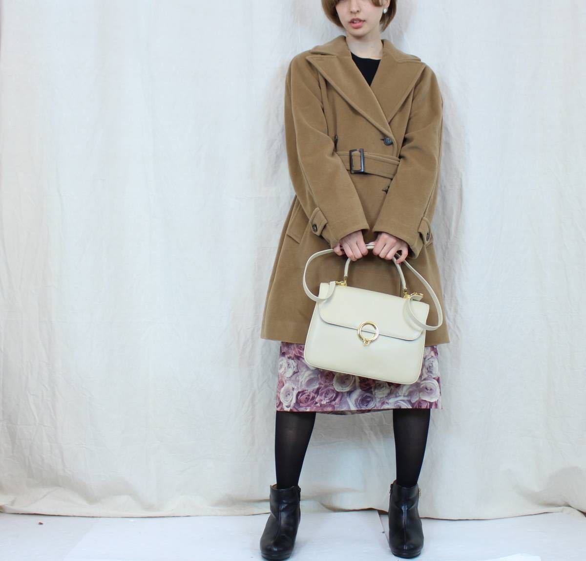 MAX MARA WEEKEND LINE WOOL BELTED COAT MADE IN ITALY/マックス