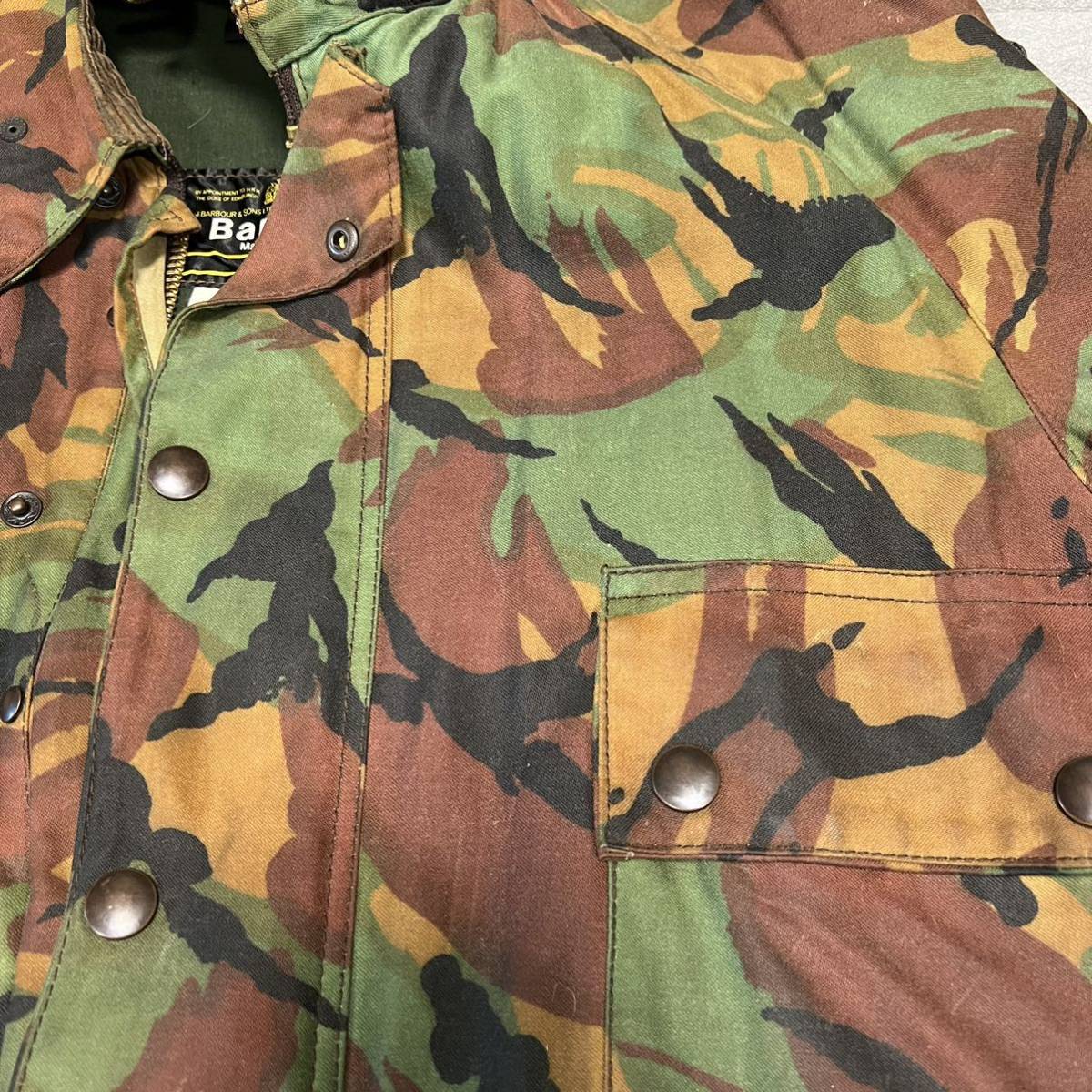 vintage 80s Barbour DPM CAMO ミリタリー ハット