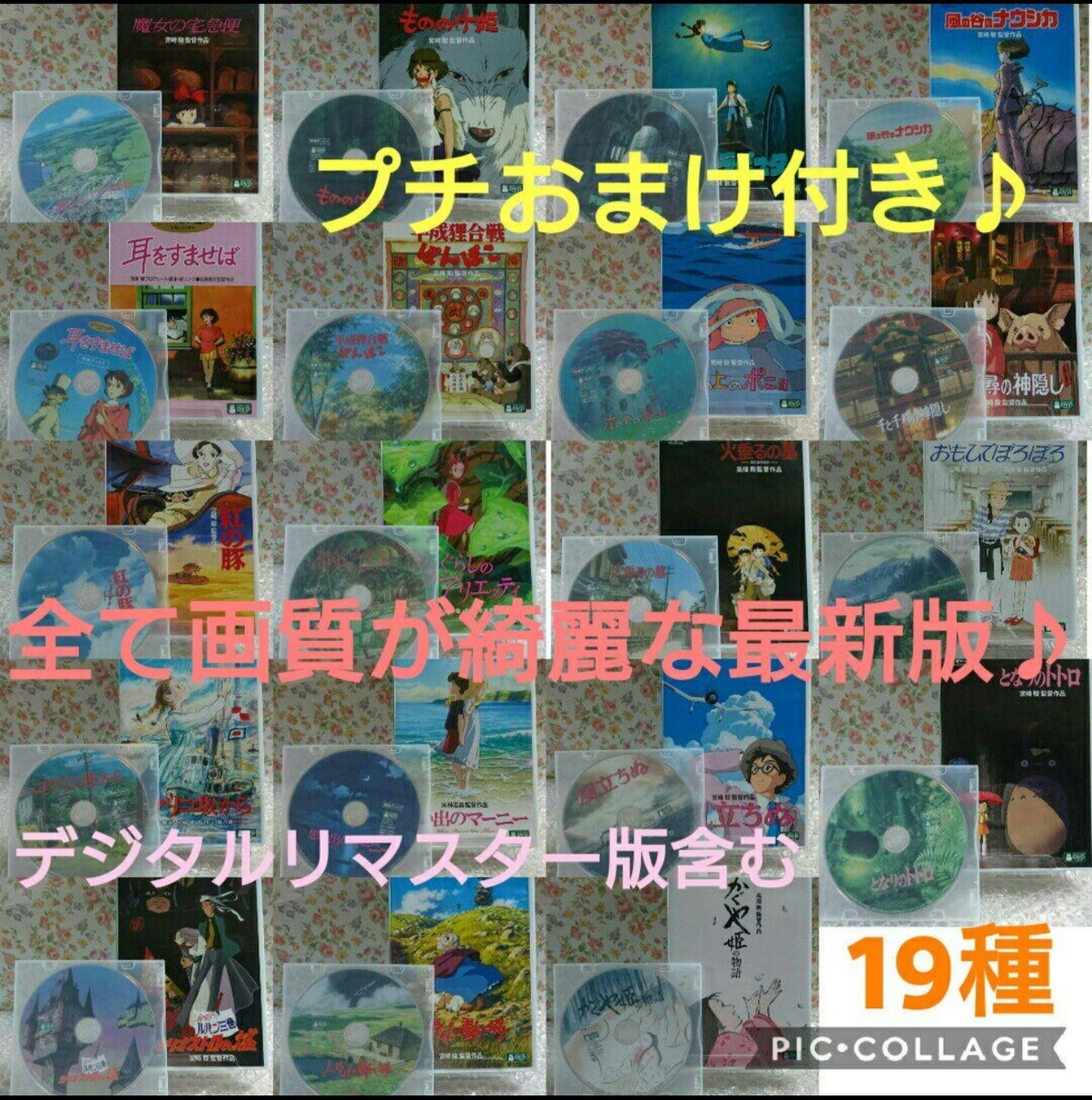 DVD ジブリ 19種 セット 特典 【本編も再生可能】 スタジオジブリ