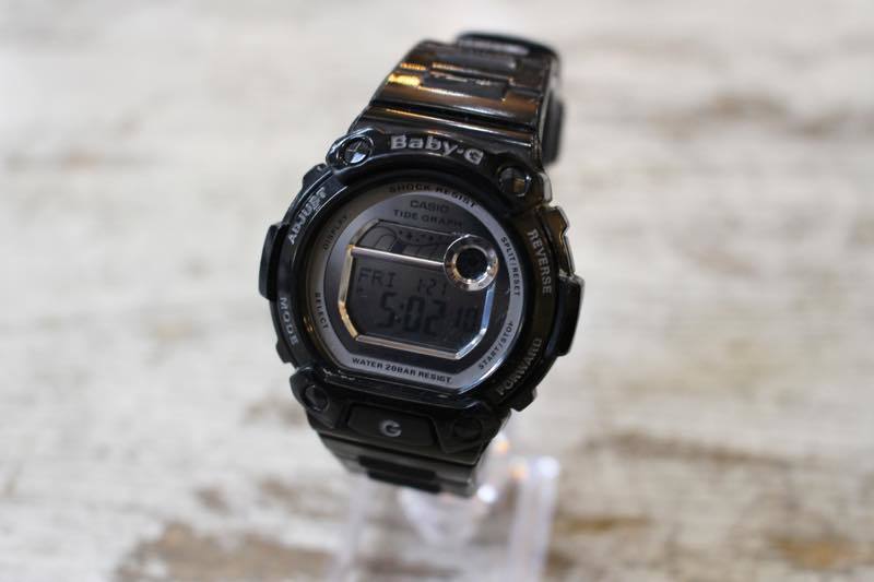 ☆Baby-G/ベビージー G-LIDE デジタル腕時計 BLX-103 JF ブラック レディース CASIO カシオ 古着 中古 used☆_画像1